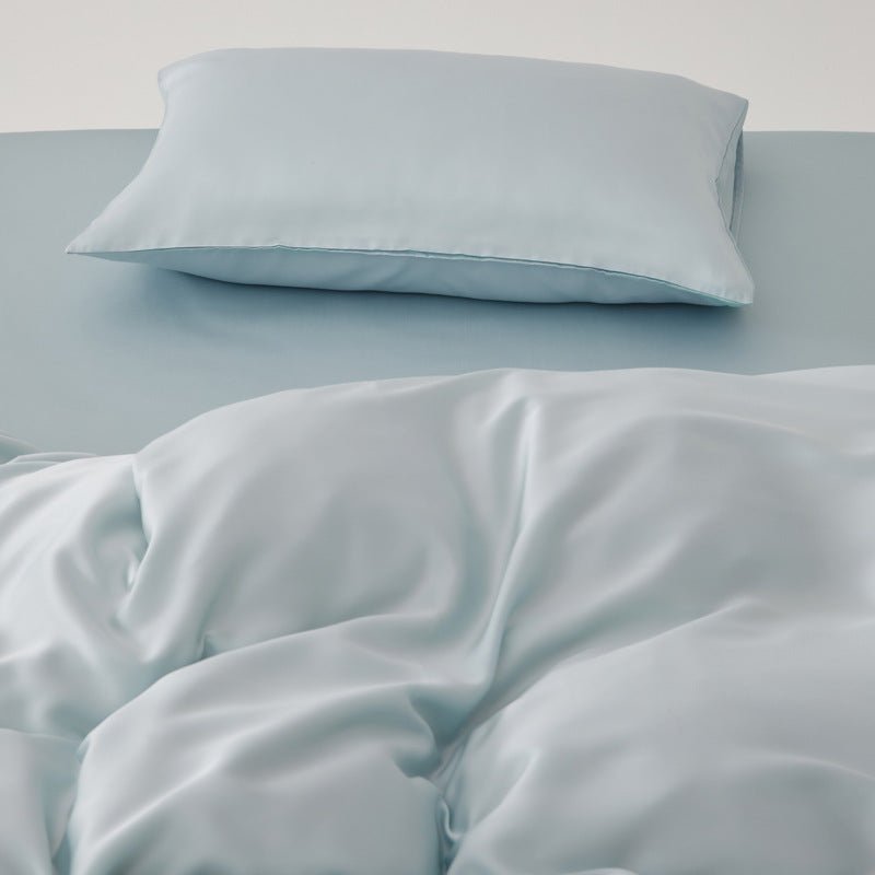 Adeline Pastel Silky Cooling TENCEL™ Bedding Set / Brown - Ever Lasting