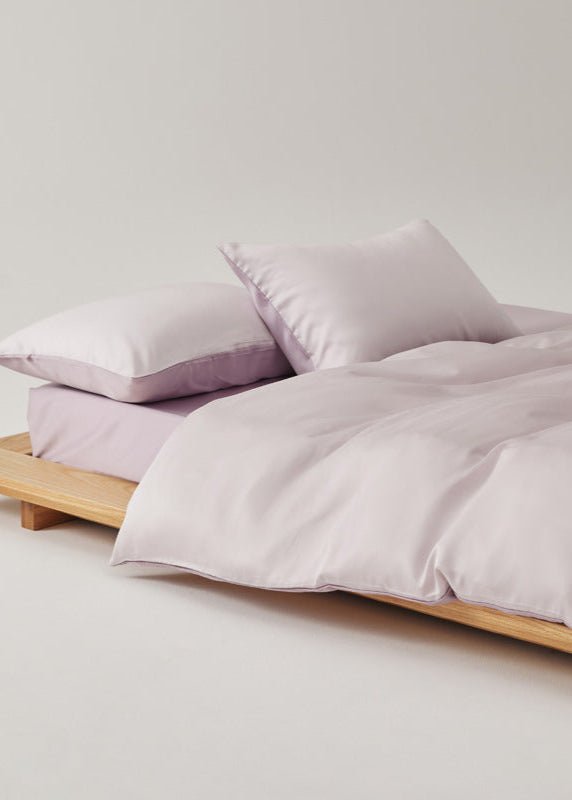 Adeline Pastel Silky Cooling TENCEL™ Bedding Set / Brown - Ever Lasting