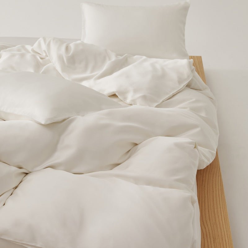 Adeline Pastel Silky Cooling TENCEL™ Bedding Set / Brown - Ever Lasting