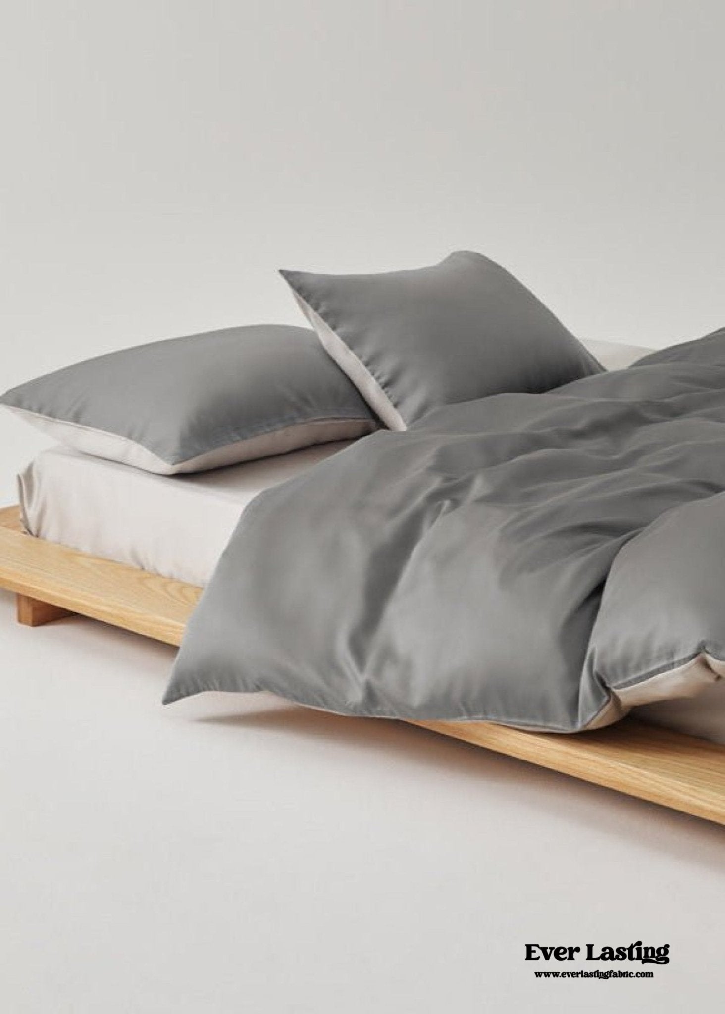 Adeline Pastel Silky Cooling TENCEL™ Bedding Set / Coffee - Ever Lasting