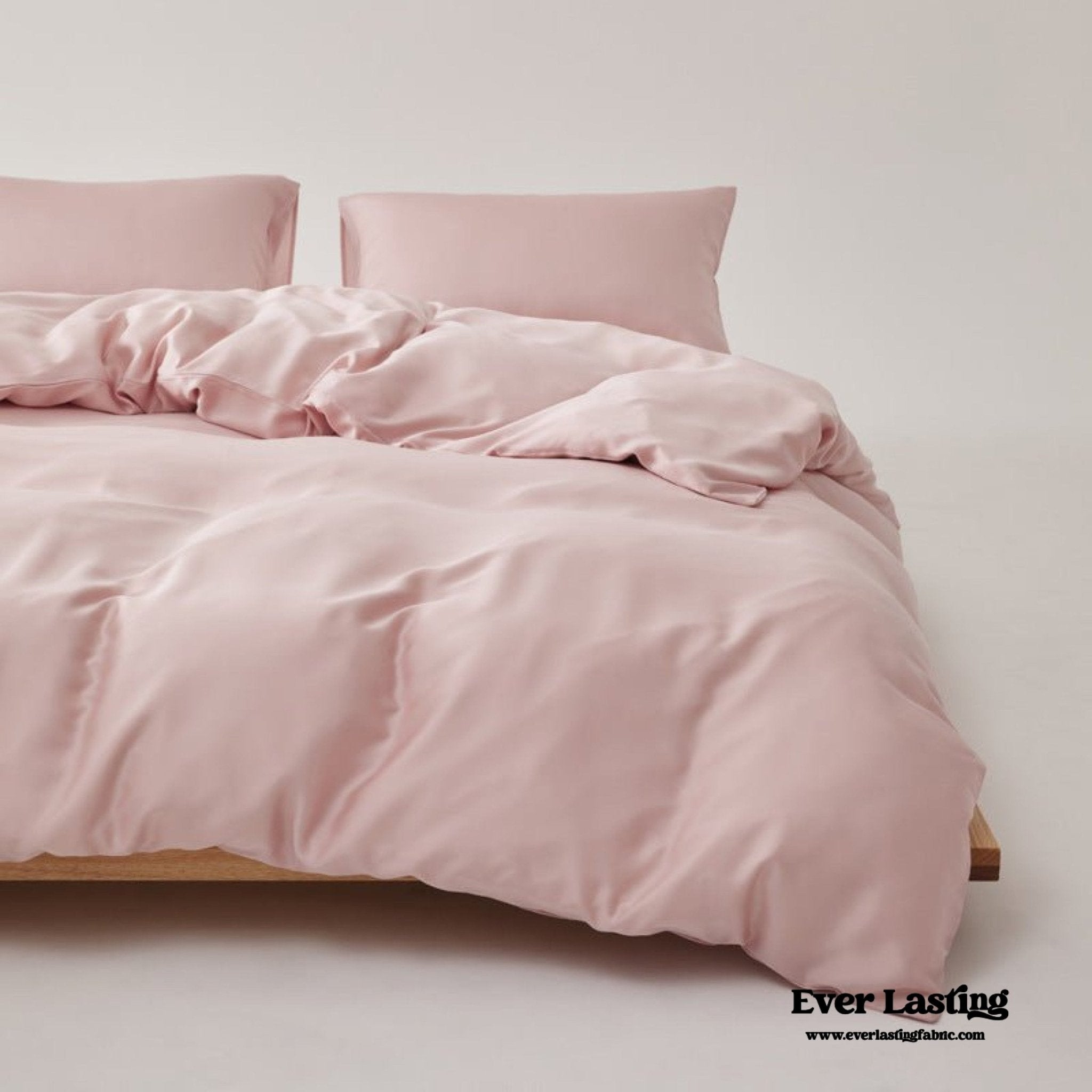 Adeline Pastel Silky Cooling TENCEL™ Bedding Set / Coffee - Ever Lasting