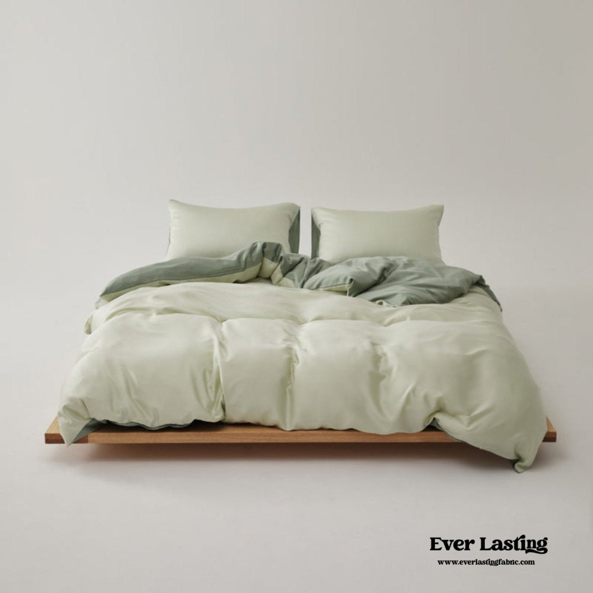 Adeline Pastel Silky Cooling TENCEL™ Bedding Set / Coffee - Ever Lasting