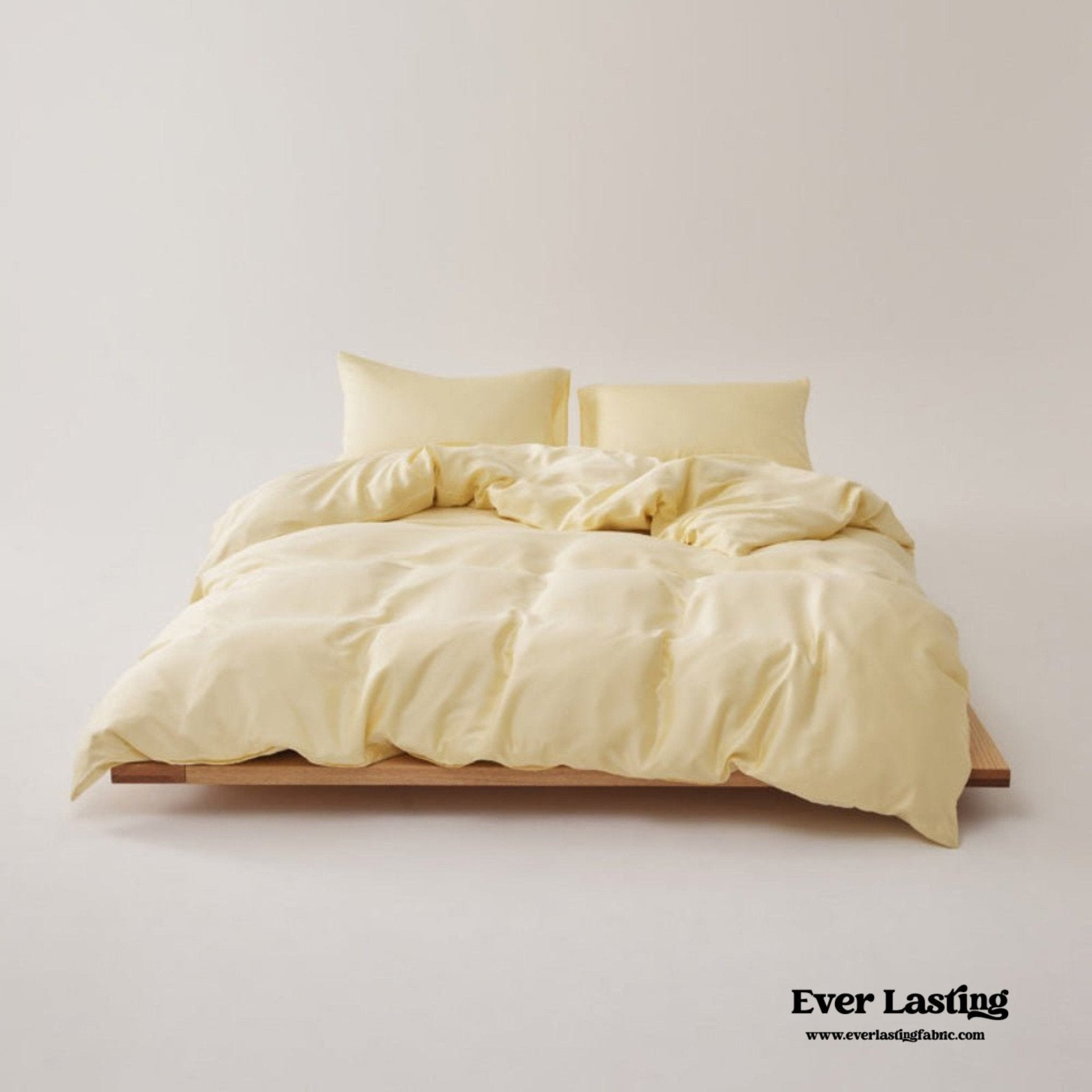 Adeline Pastel Silky Cooling TENCEL™ Bedding Set / Coffee - Ever Lasting