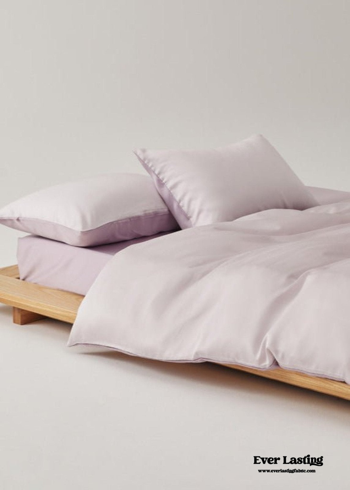 Adeline Pastel Silky Cooling TENCEL™ Bedding Set / Cream - Ever Lasting