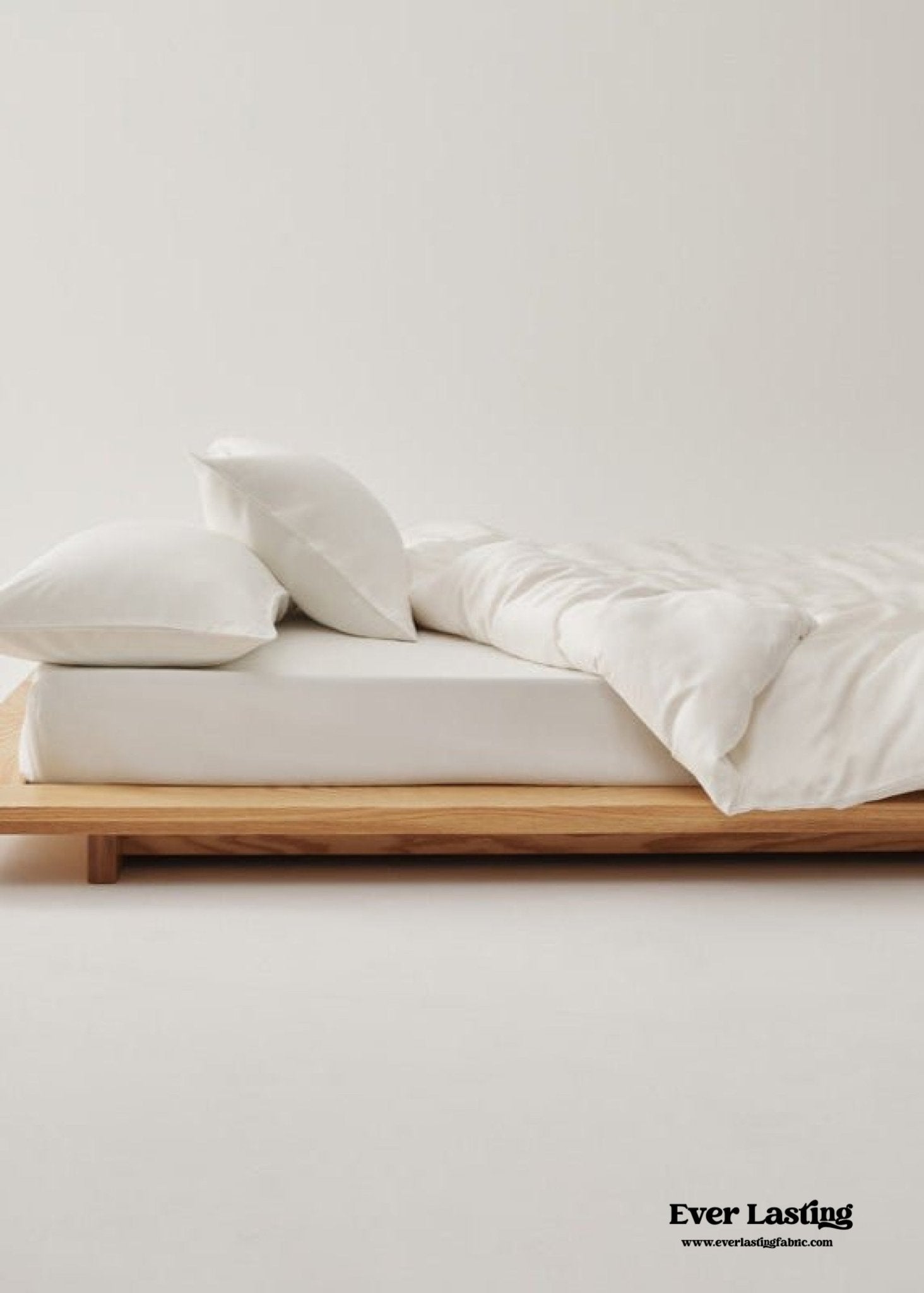 Adeline Pastel Silky TENCEL™ Bedding Set / Yellow - Ever Lasting