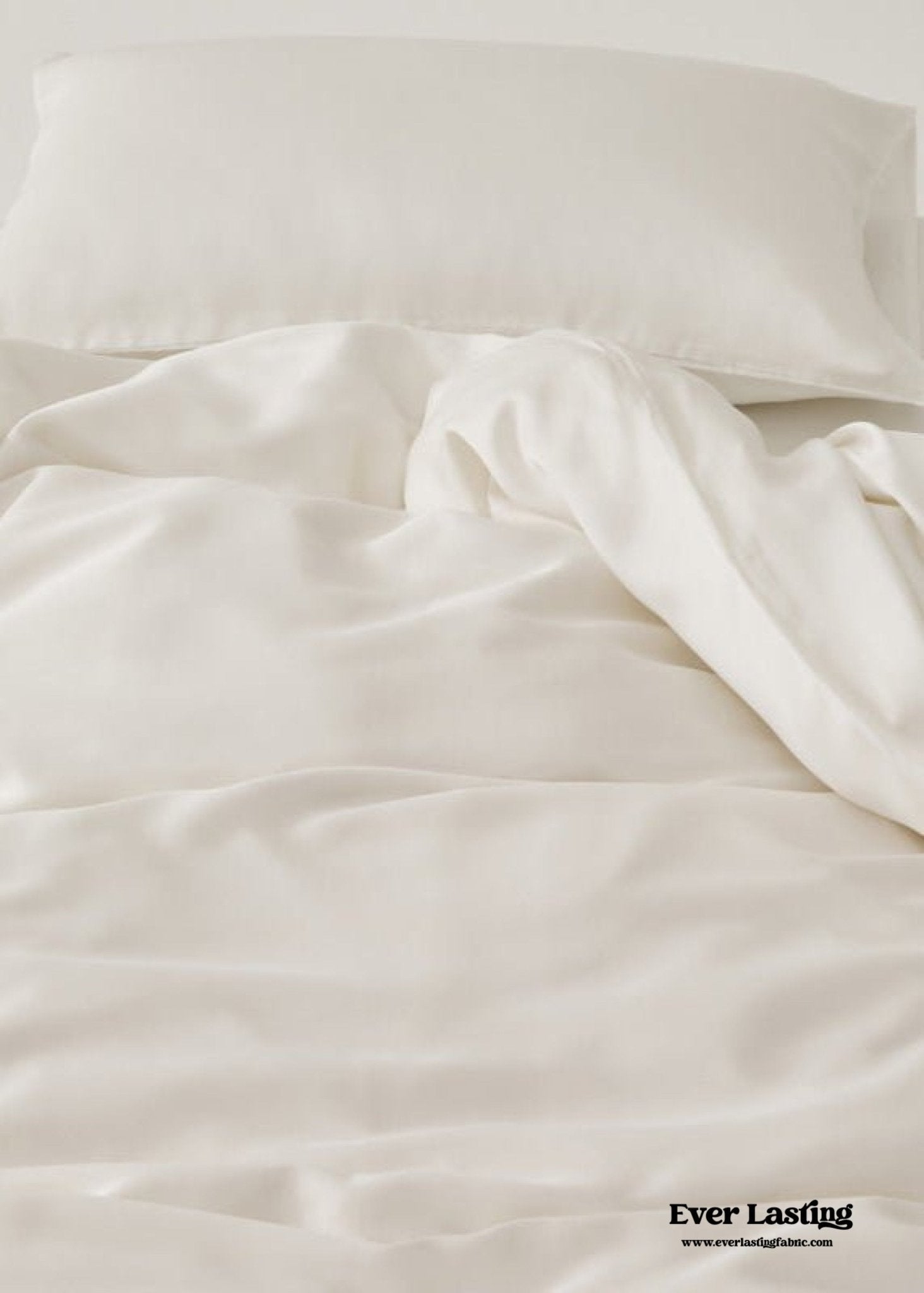 Adeline Pastel Silky TENCEL™ Bedding Set / Yellow - Ever Lasting