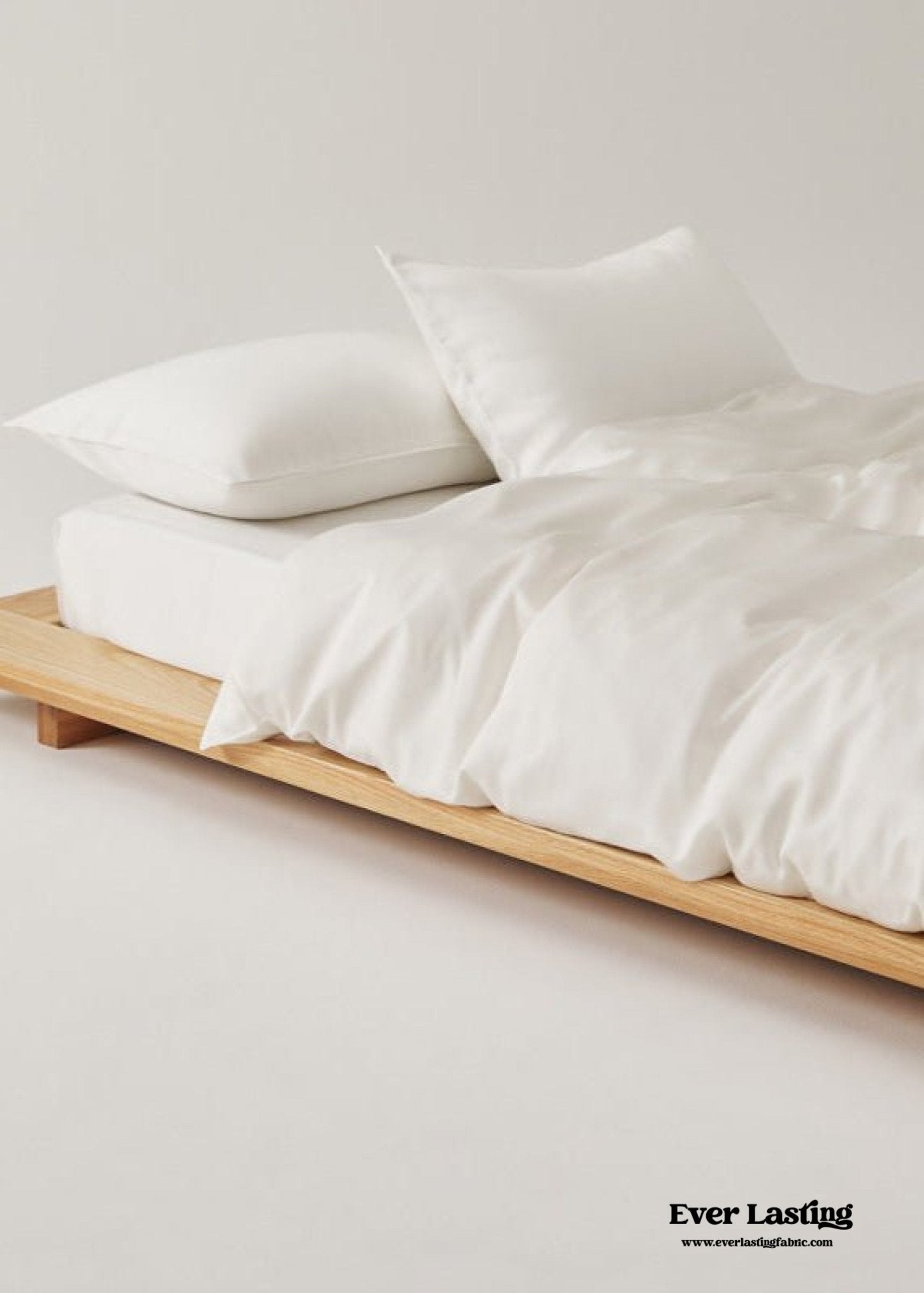 Adeline Pastel Silky TENCEL™ Bedding Set / Yellow - Ever Lasting