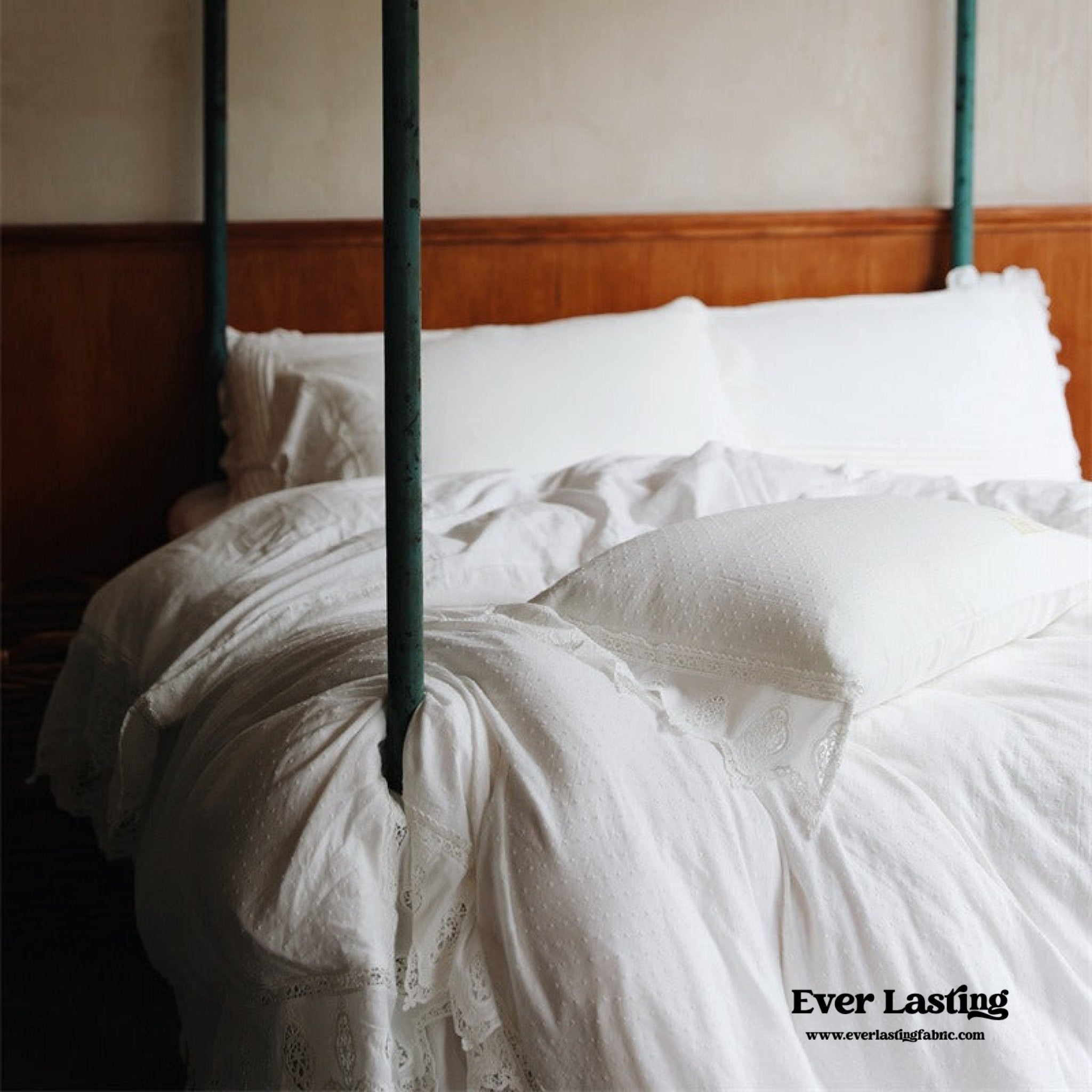 Aimé Romantic Vintage Ruffle Bedding Bundle - Ever Lasting