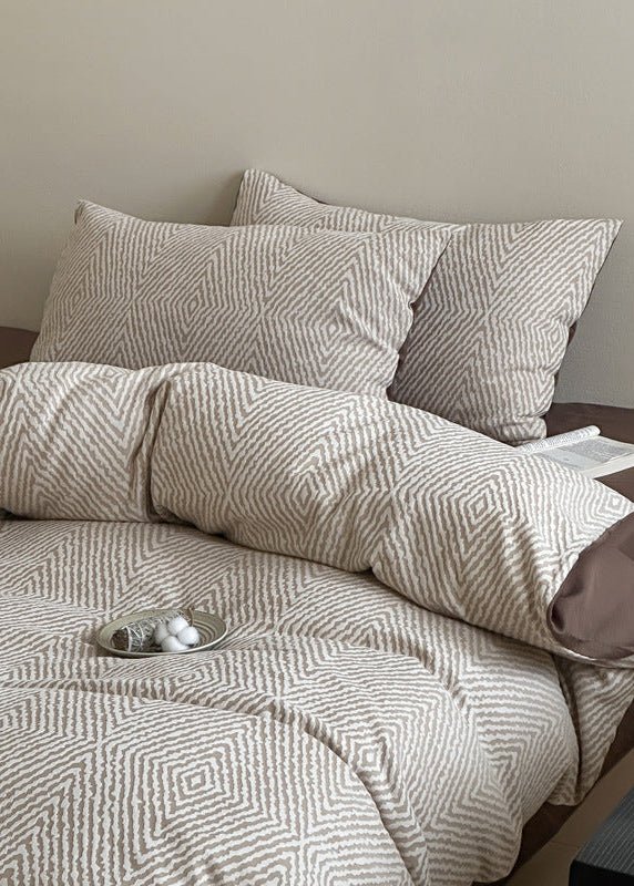 -Ever Lasting - Alder Jacquard Bedding Set / Blue -Bedding Set -Ever Lasting