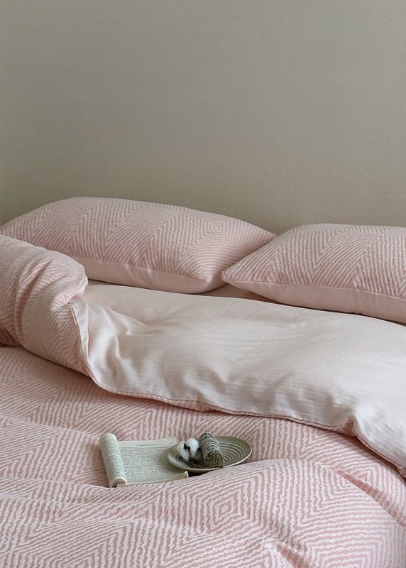 -Ever Lasting - Alder Jacquard Bedding Set / Blue -Bedding Set -Ever Lasting