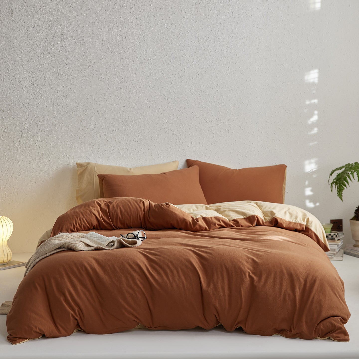  - Ever Lasting - Amora Naked Sleep Bedding Set / Beige - Bedding Set - Ever Lasting