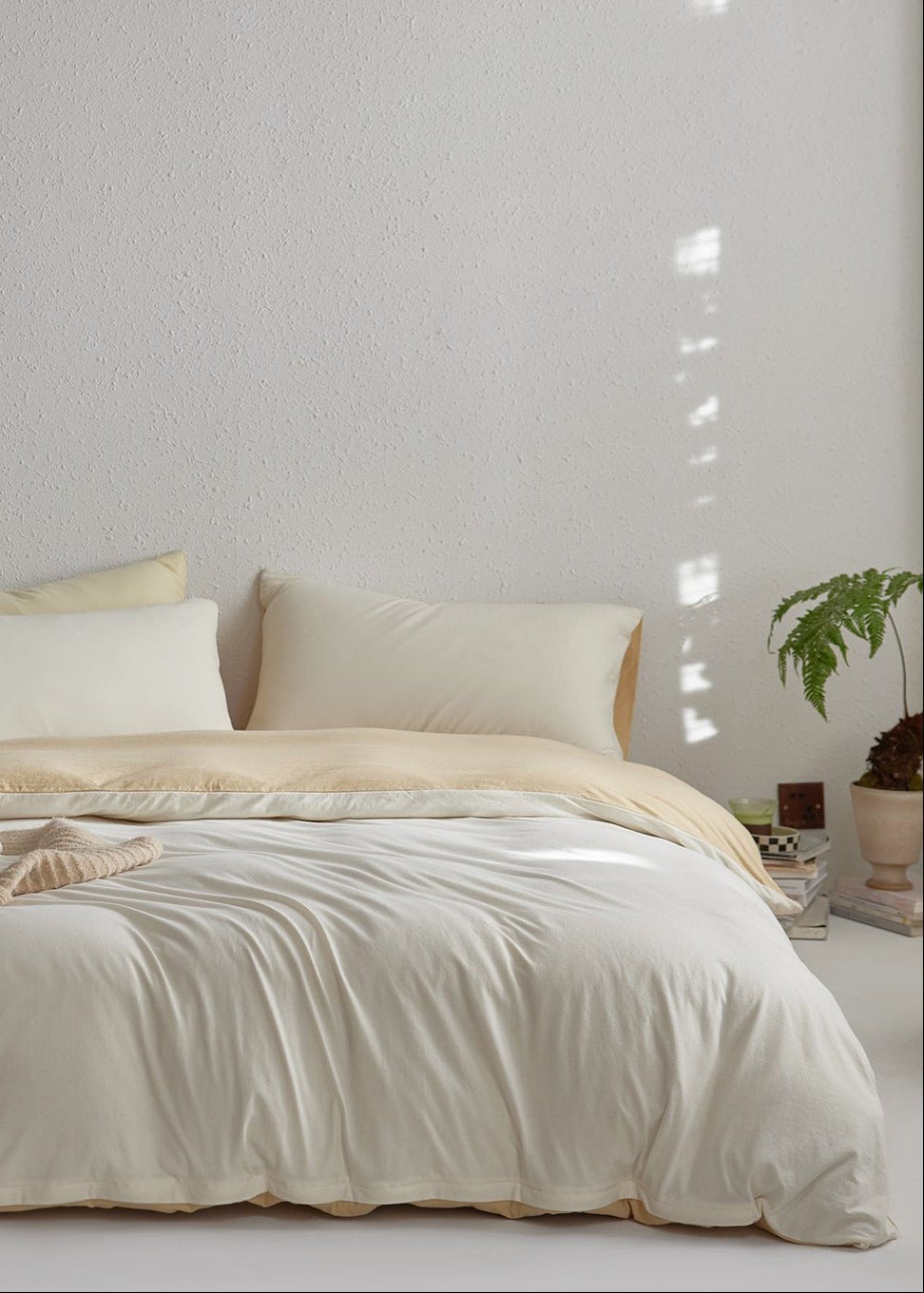  - Ever Lasting - Amora Naked Sleep Bedding Set / Beige - Bedding Set - Ever Lasting