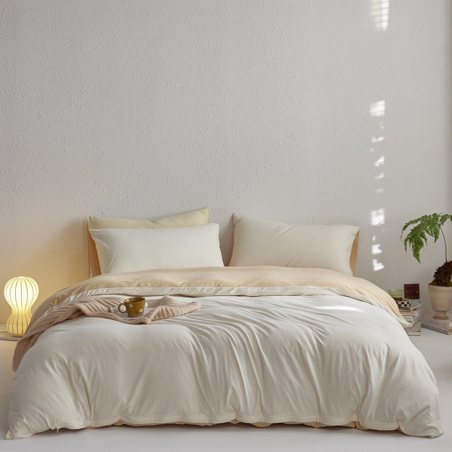  - Ever Lasting - Amora Naked Sleep Bedding Set / Beige - Bedding Set - Ever Lasting