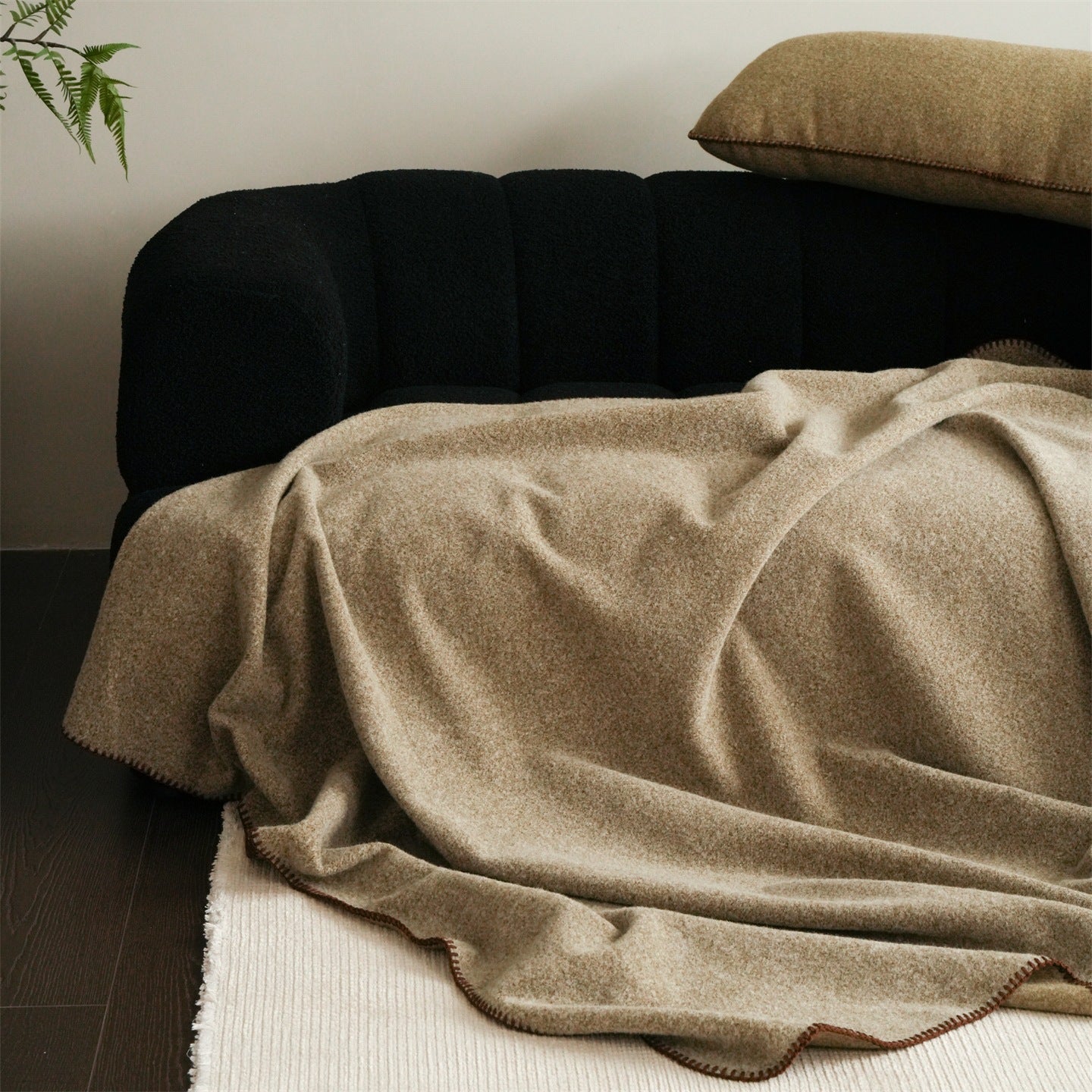  - Ever Lasting - Annalise Claystone Throw Blanket / Gray - Blanket - Ever Lasting