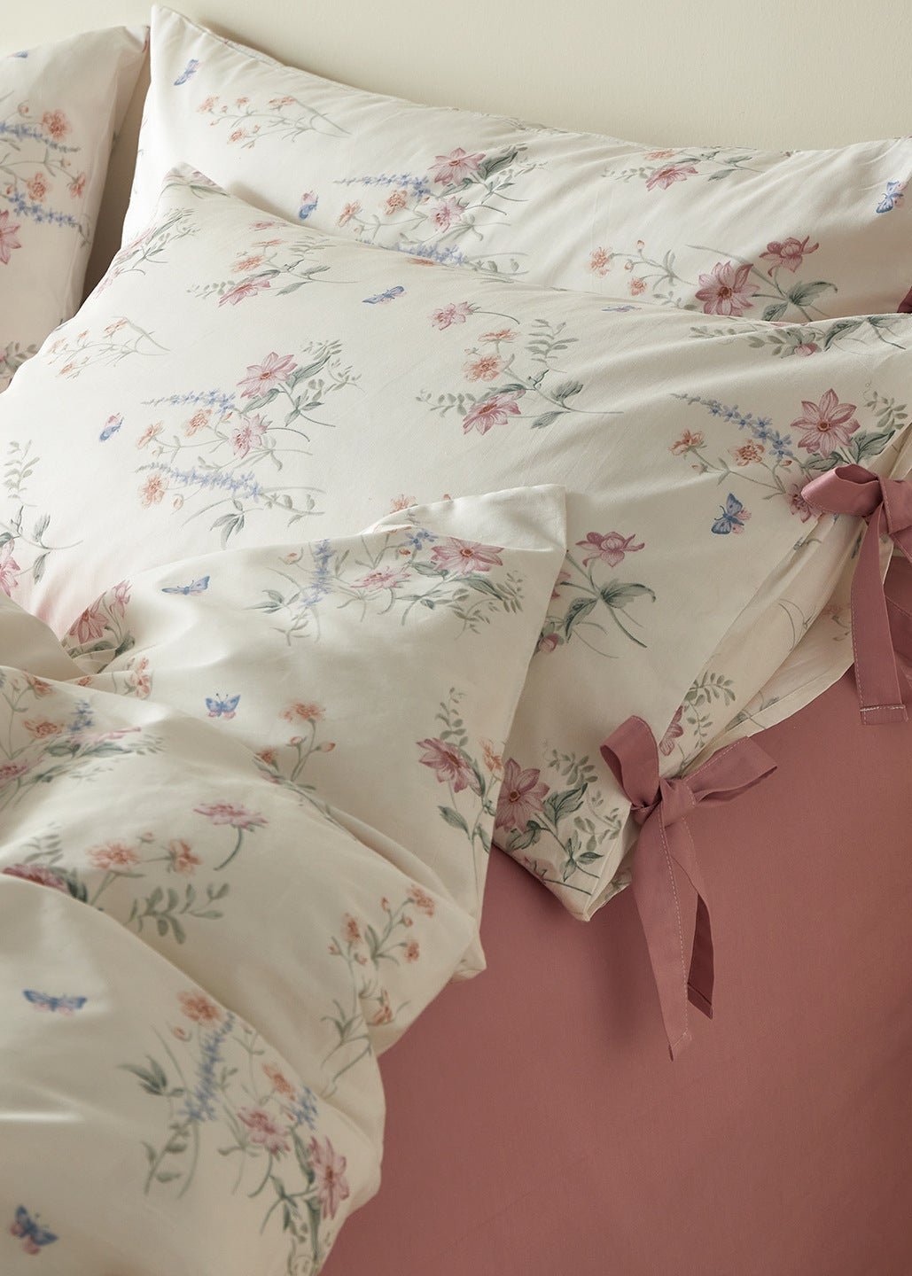 -Ever Lasting - Annelise Floral Bedding Set / Green -Bedding Set -Ever Lasting