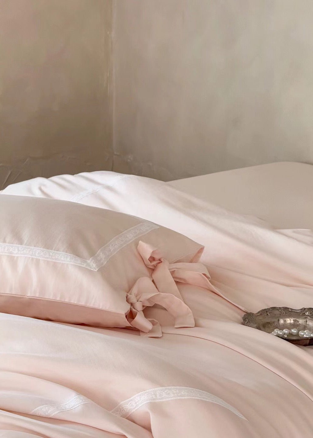  - Ever Lasting - Arden Pastel Bedding Set / Pink - Bedding Set - Ever Lasting