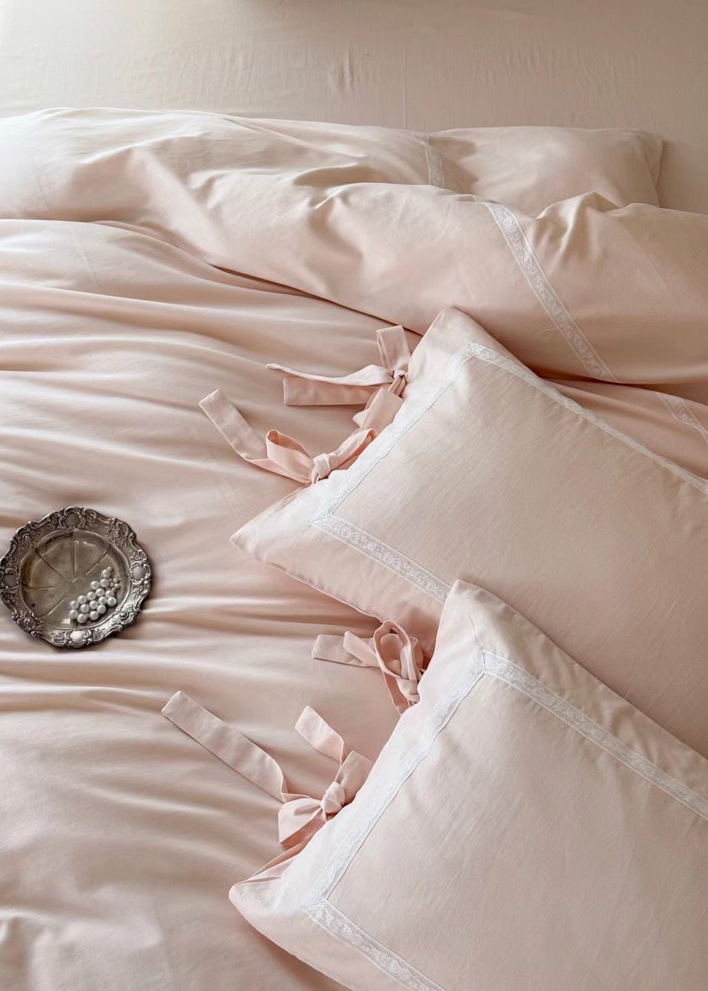  - Ever Lasting - Arden Pastel Bedding Set / Pink - Bedding Set - Ever Lasting
