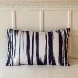 Assorted Cool Tone Floral & Patterned Pillowcases Black + White Brushstrokes