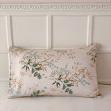 Assorted Cool Tone Floral & Patterned Pillowcases Brown Beige