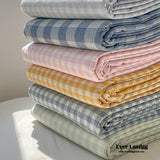 Assorted Gingham & Plaid Bed Sheets Sheet