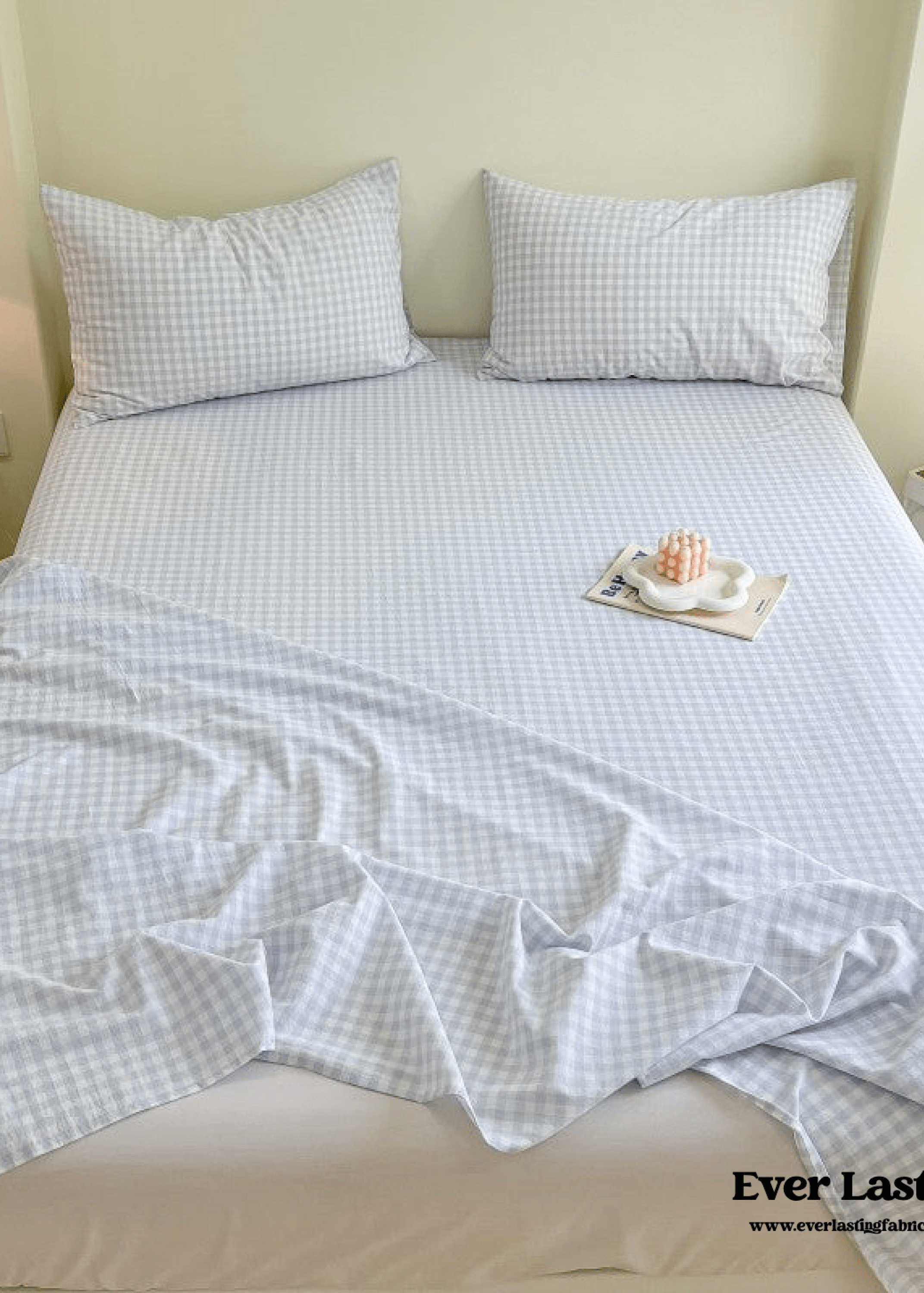  - Ever Lasting - Assorted Gingham & Plaid Bed Sheets - Bed Sheet - Ever Lasting
