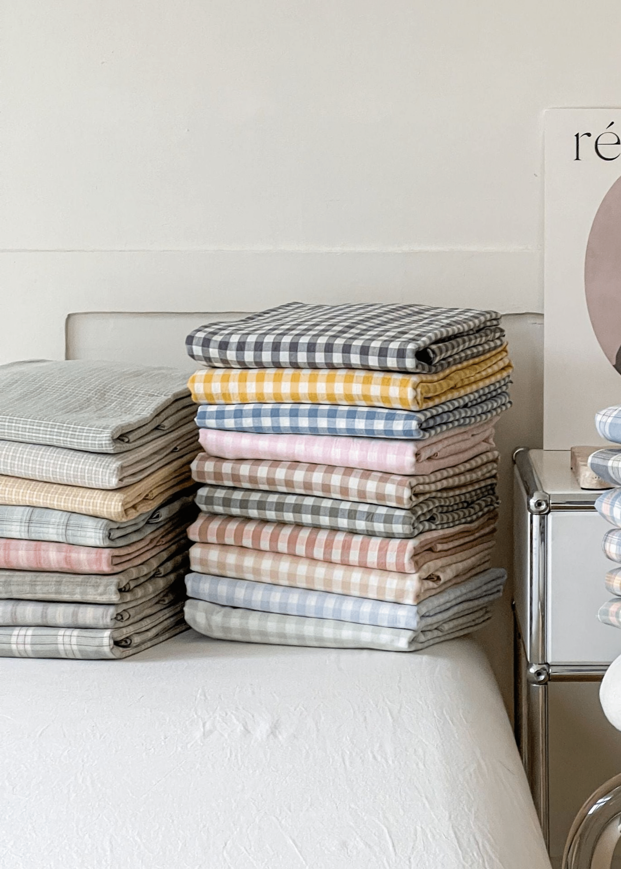  - Ever Lasting - Assorted Gingham & Plaid Bed Sheets - Bed Sheet - Ever Lasting