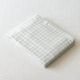 Assorted Gingham & Plaid Bed Sheets Pastel Green / Small Fitted Sheet