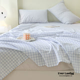Assorted Gingham & Plaid Bed Sheets Sheet