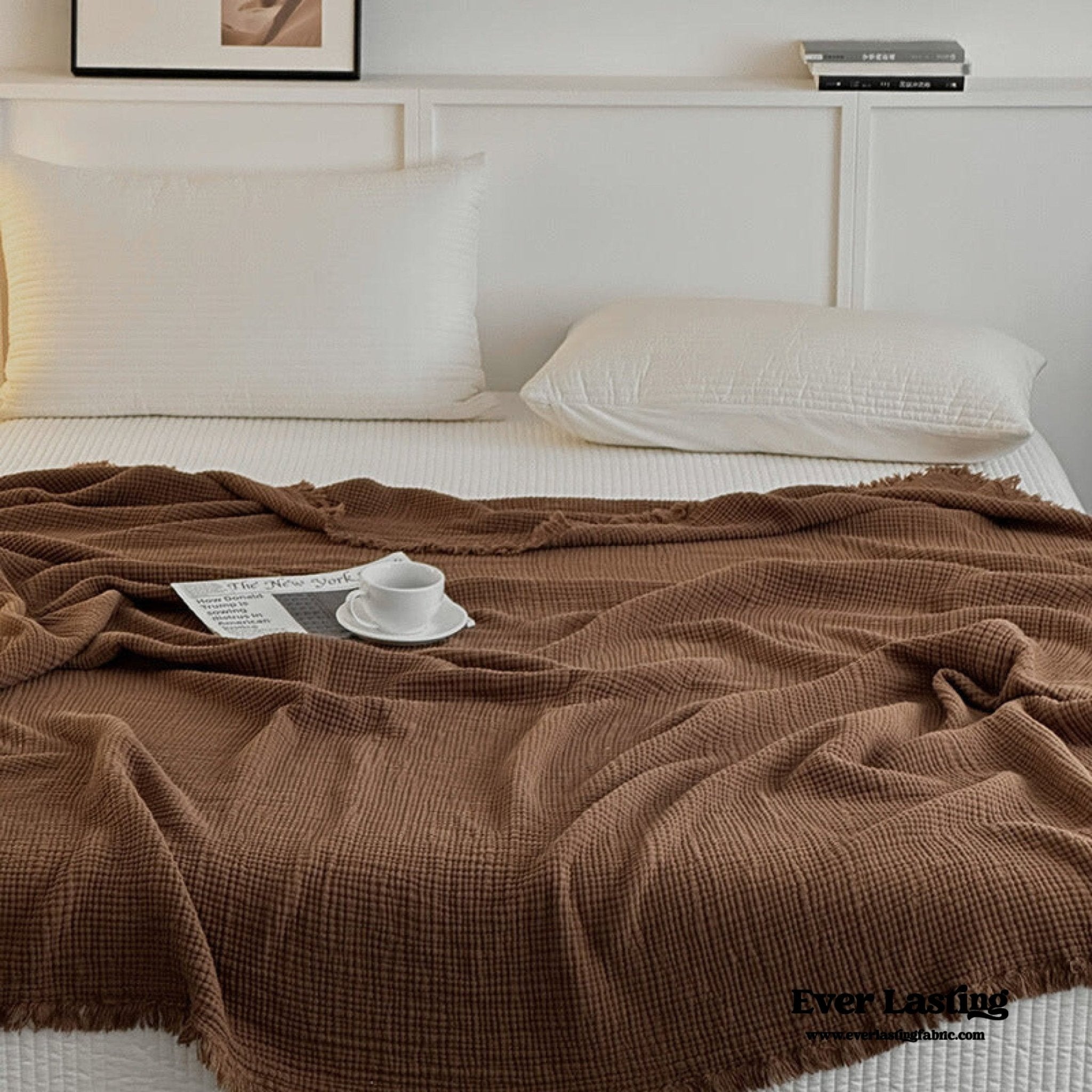 Assorted Latte Breathable Blanket / Ash Brown - Ever Lasting