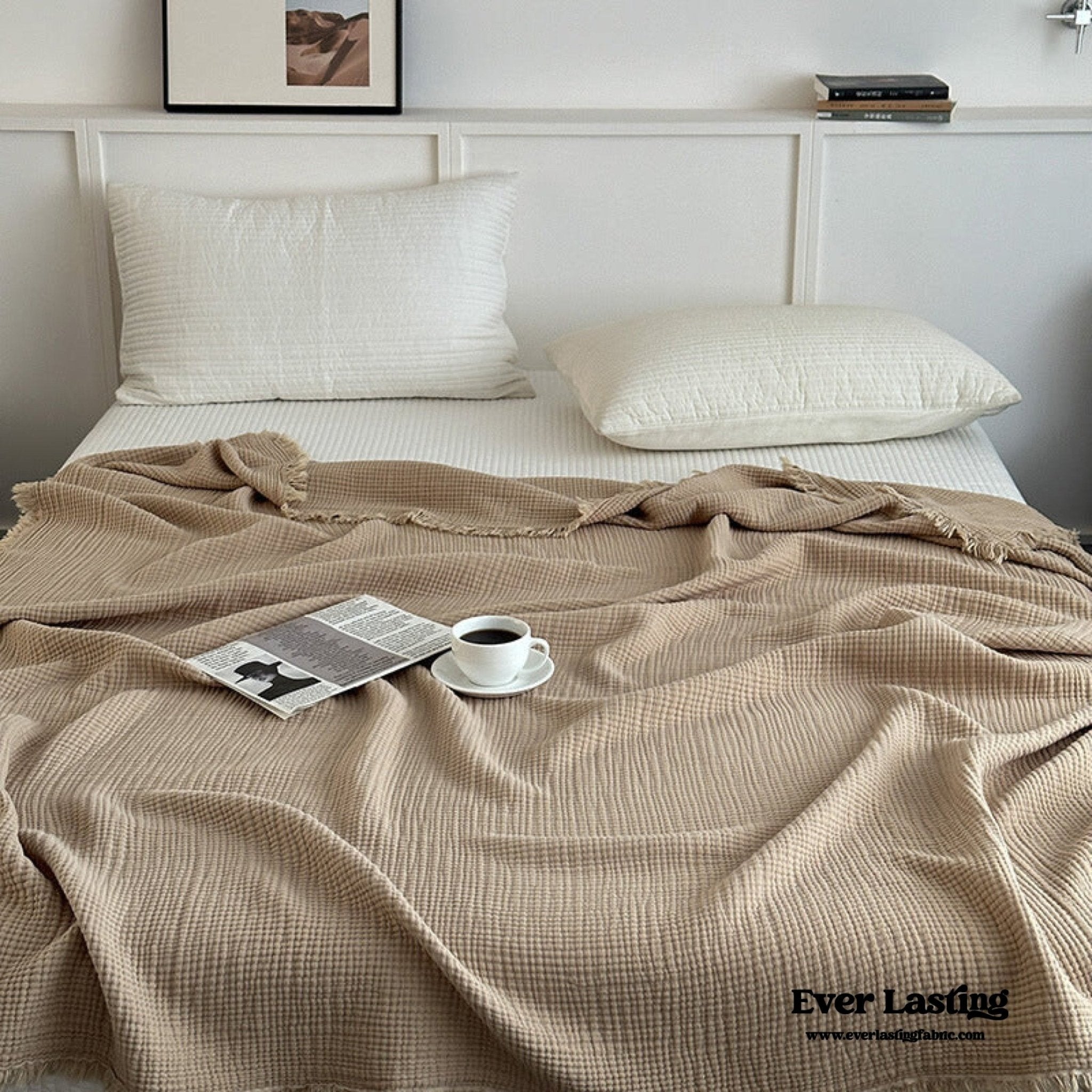 Assorted Latte Breathable Blanket / Ash Brown - Ever Lasting