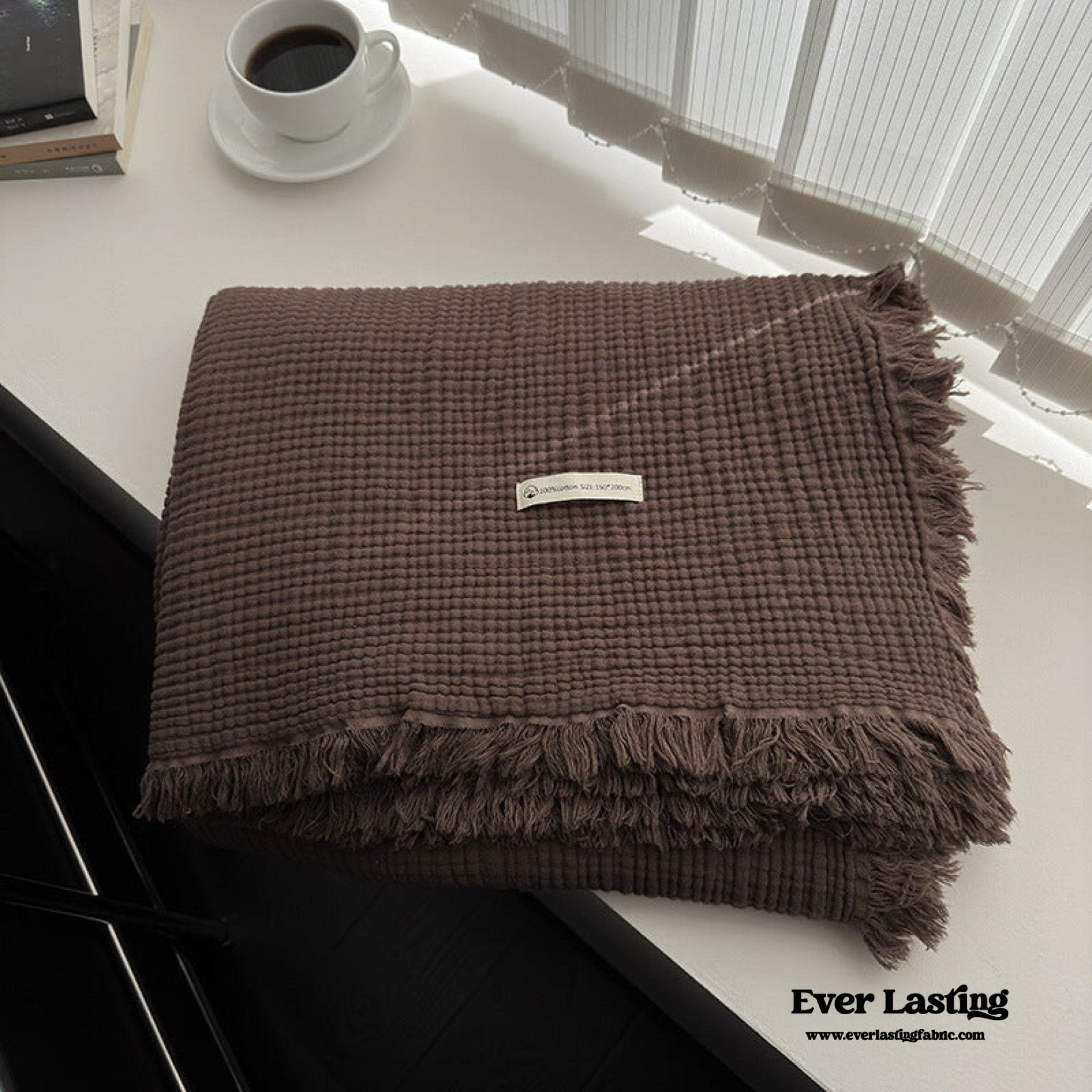 Assorted Latte Breathable Blanket / Ash Brown - Ever Lasting