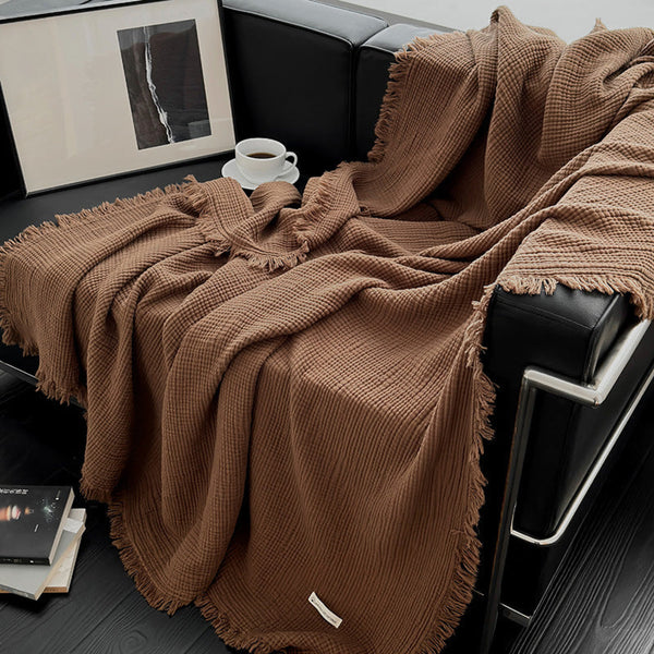 Assorted Latte Beige Blanket Warm Brown / Small Blankets