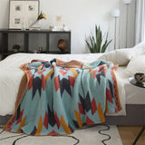 Assorted Patterned Blanket (11 Styles) Blue Red Blankets
