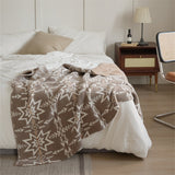 Assorted Patterned Blanket (11 Styles) Brown White Blankets