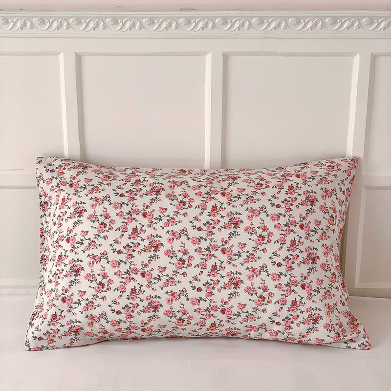 Assorted Warm Tone Abstract Pillowcases Ditsy Pink Floral