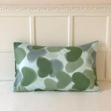 Assorted Warm Tone Floral & Patterned Pillowcases Green Abstract