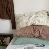 Assorted Washed Cotton Pillowcases (13 Styles) Pillow Cases