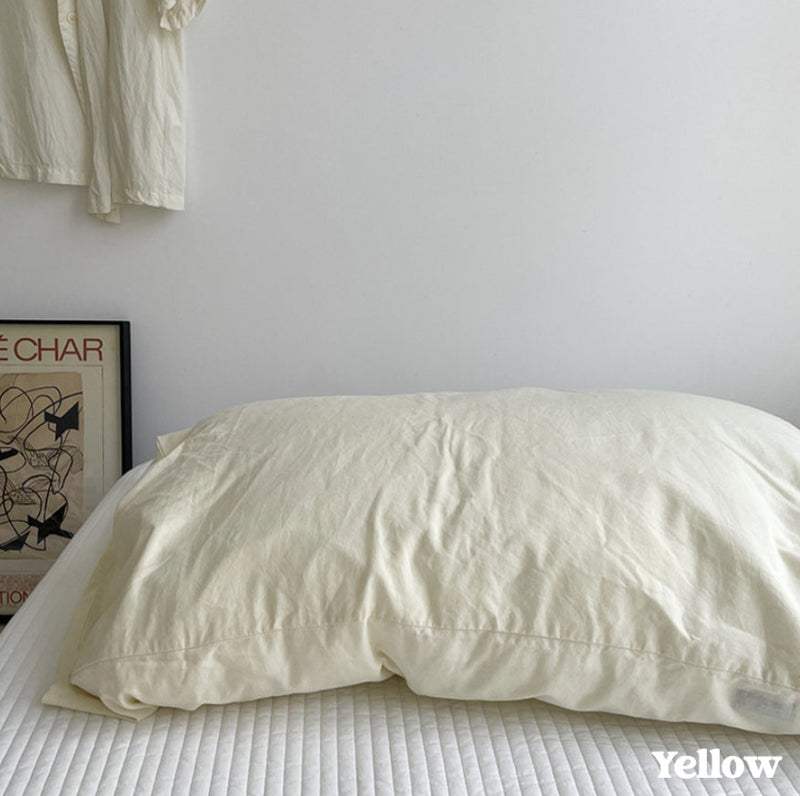 Clover Pillow Case Multiple Plain Color Premium Quality (2 Pcs) - Comfort  Bay