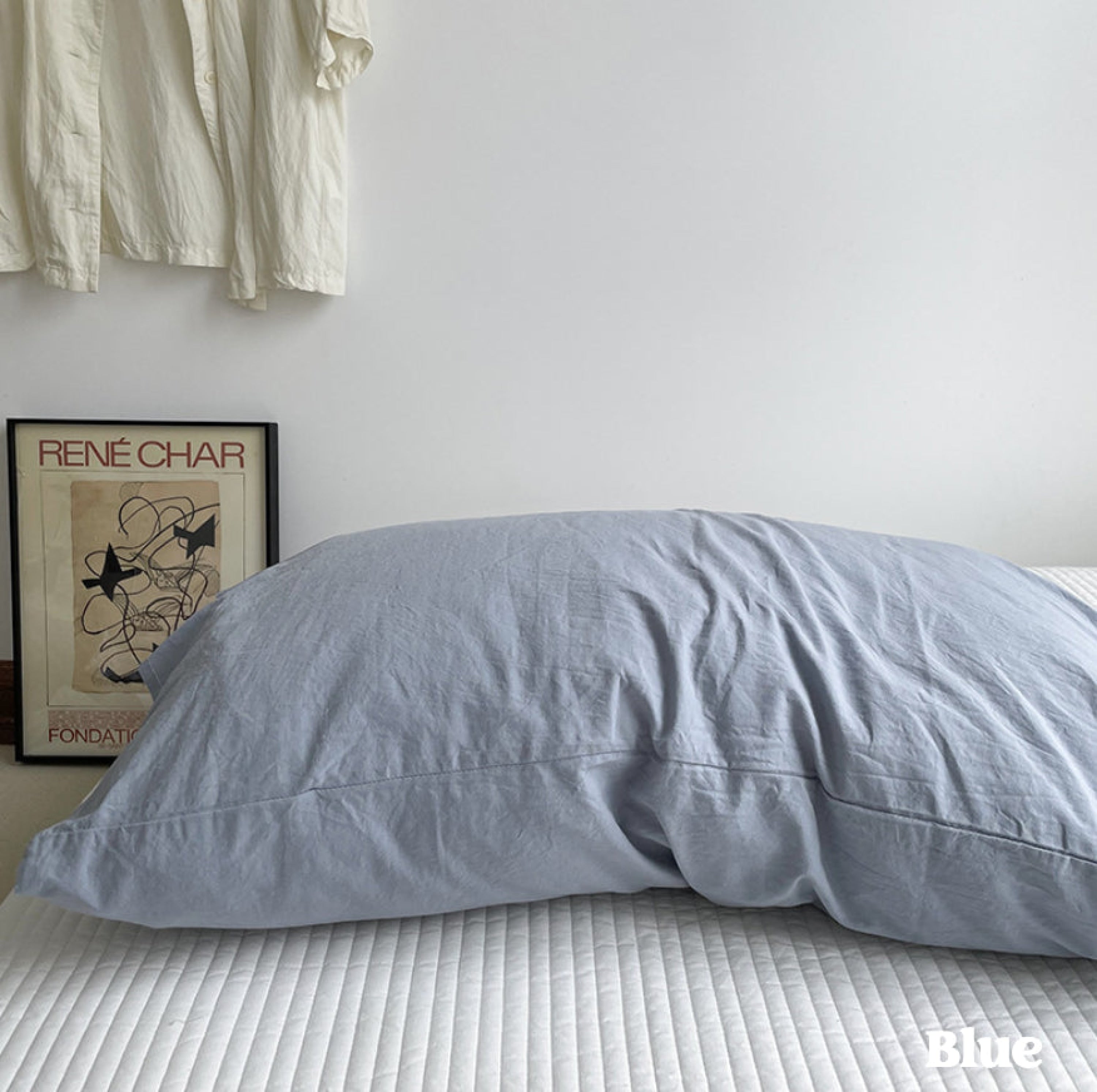 Blue cotton clearance pillowcases