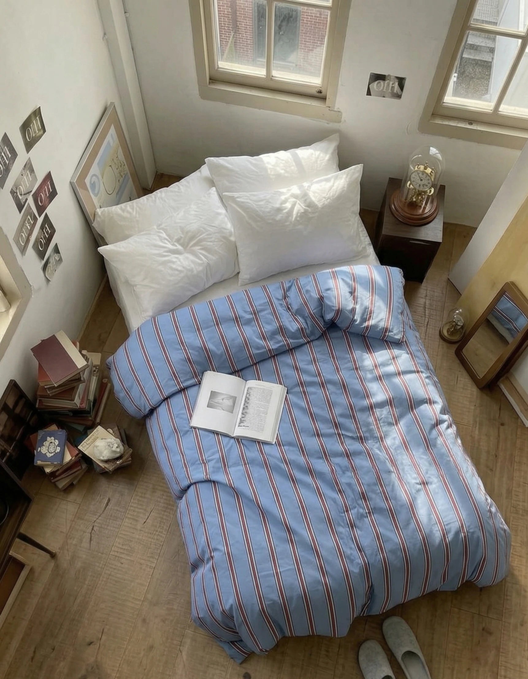  - Ever Lasting - Assorted Washed Cotton Striped Duvet Cover - Duvet Cover - Ever Lasting