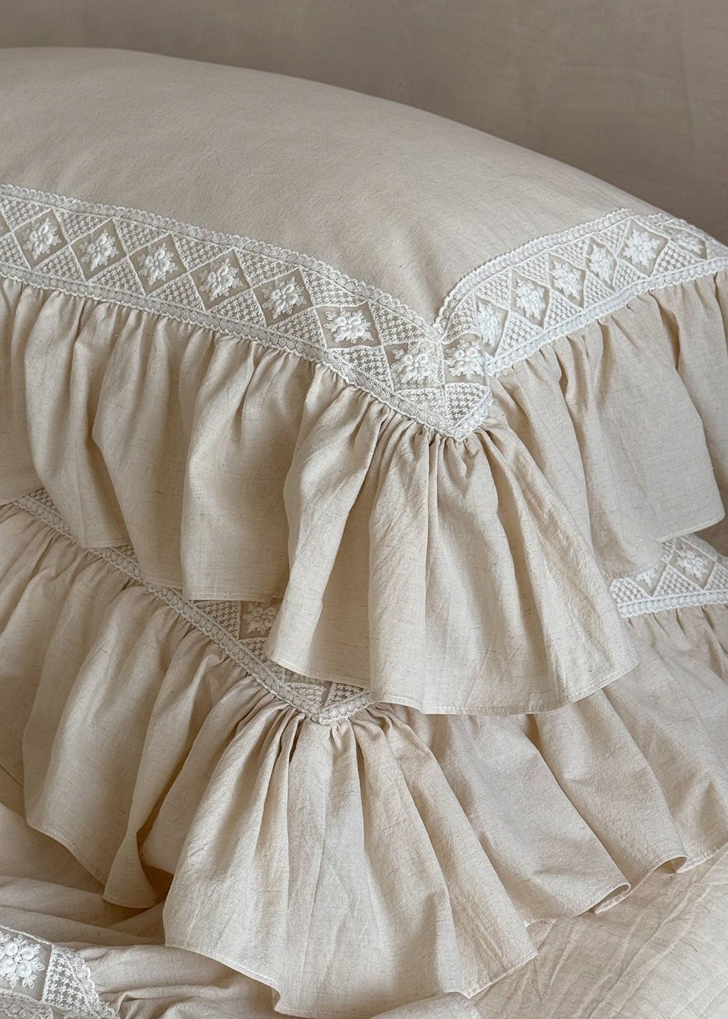 -Ever Lasting - Avalon Ruffle Lace Bedding Bundle -Bedding Bundle -Ever Lasting