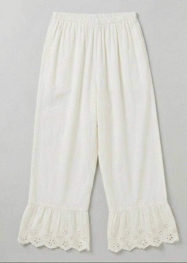  - Ever Lasting - Avery Long - Sleeve & Long - Pant Floral Pajama Set / White - Pajamas - Ever Lasting