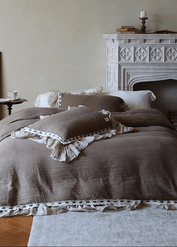  - Ever Lasting - Belle Lace Ruffle Bedding Bundle - Bedding Bundle - Ever Lasting