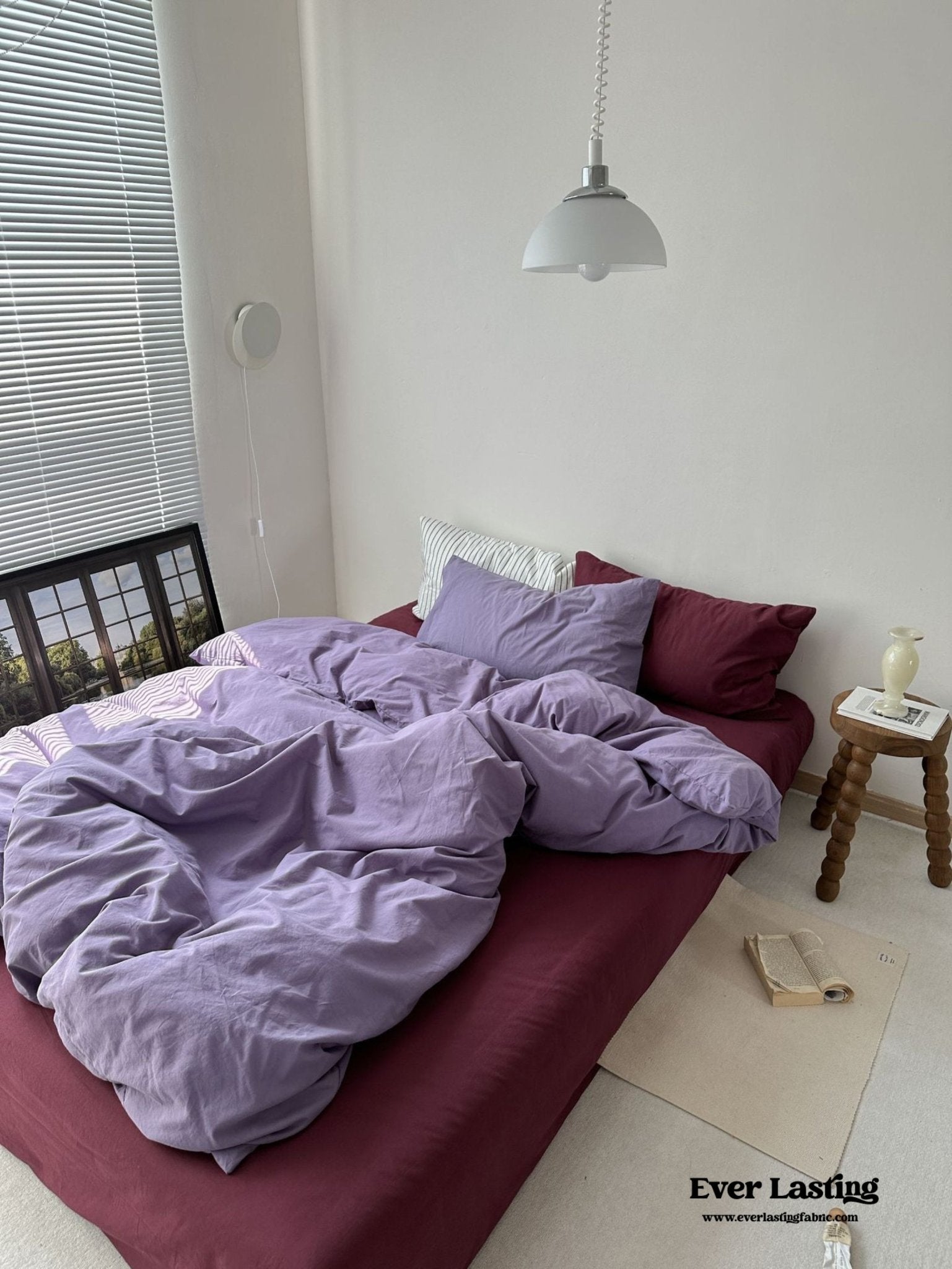 Berry Purple Bed Sheet - Ever Lasting