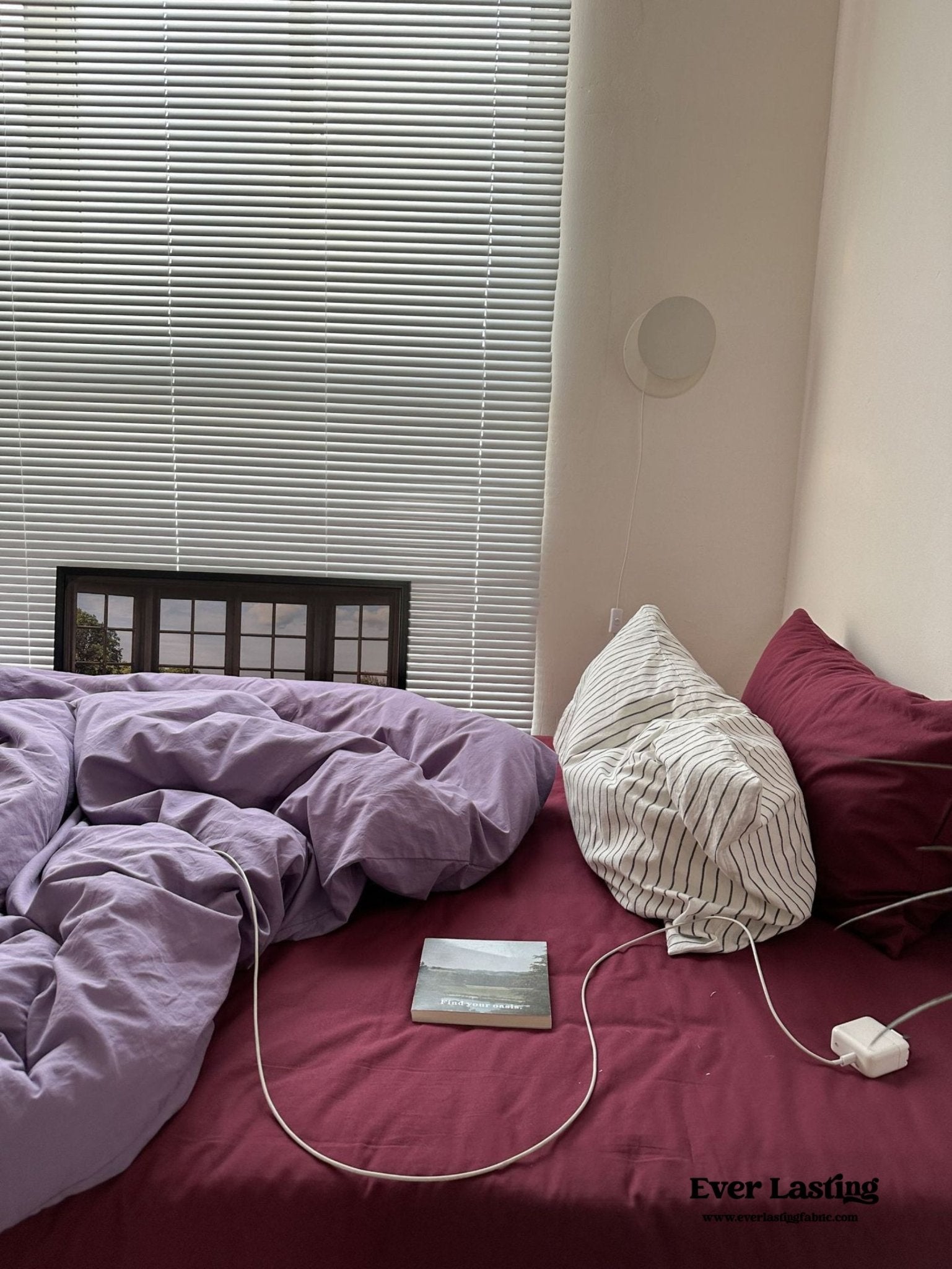 Berry Purple Bed Sheet - Ever Lasting