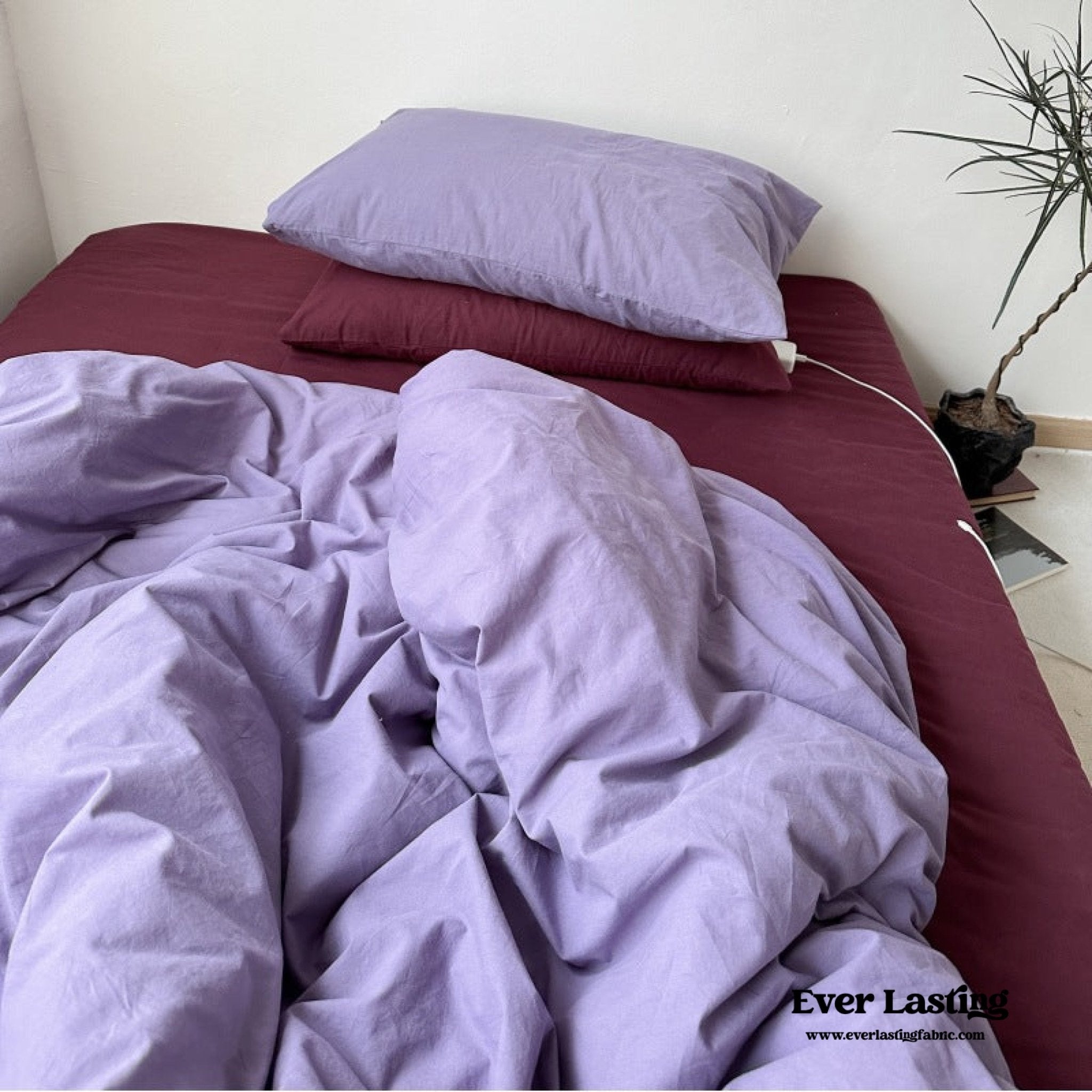 Berry Purple Bed Sheet - Ever Lasting