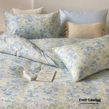 Blossom Floral Bedding Set / Blue