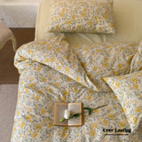 Blossom Floral Bedding Set / Cream Pink