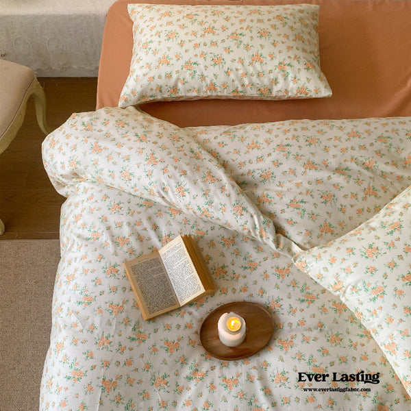 Blossom Floral Bedding Set / Orange