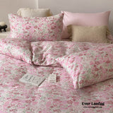 Blossom Floral Bedding Set / Orange
